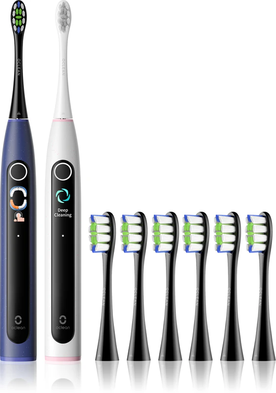 Oclean X Lite Set Zahnbürste und Ersatzköpfe
