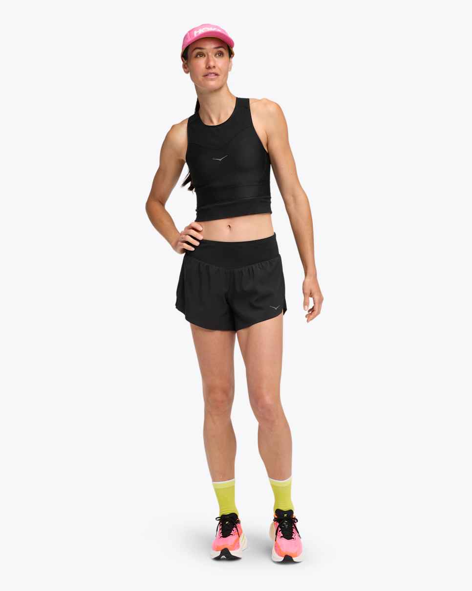 HOKA Glide 4-inch Short Black