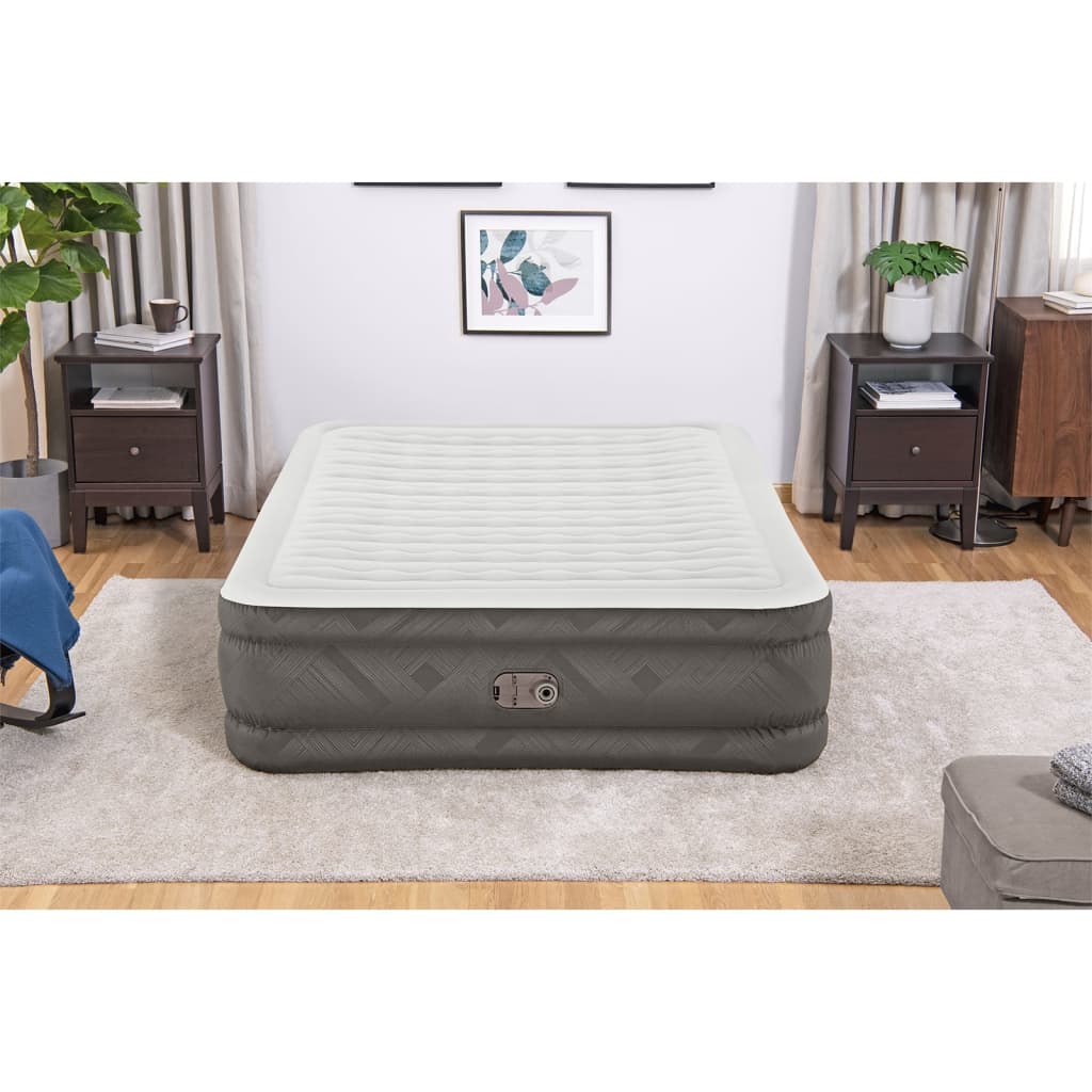 Lit gonflable Bestway Fortech avec pompe intégrée 203 x 152 x 46 cm