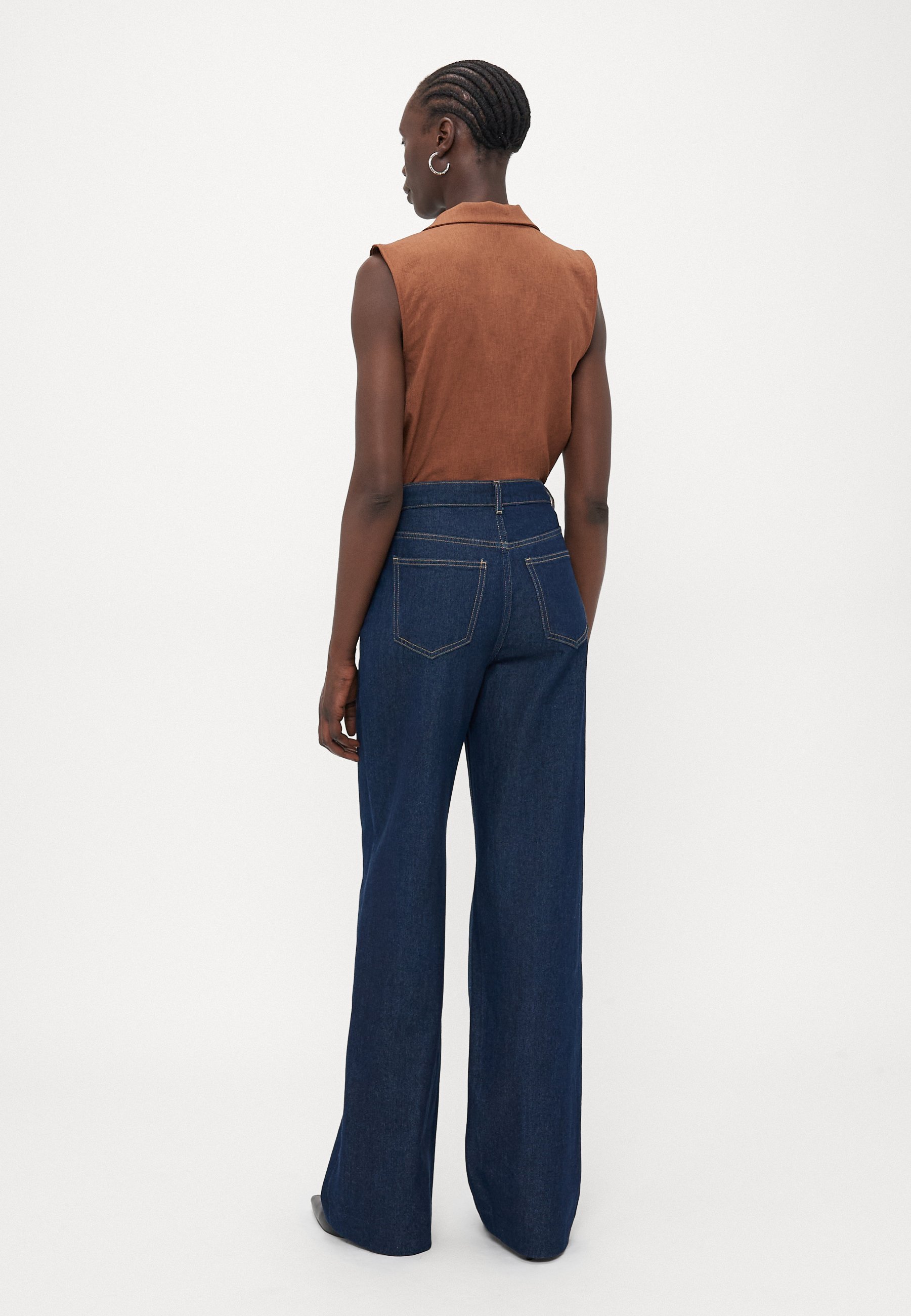 Vero Moda lange broek met wijde pijpen