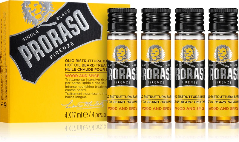 Proraso Wood and Spice Hot Set интензивни третман уљем за тврду браду