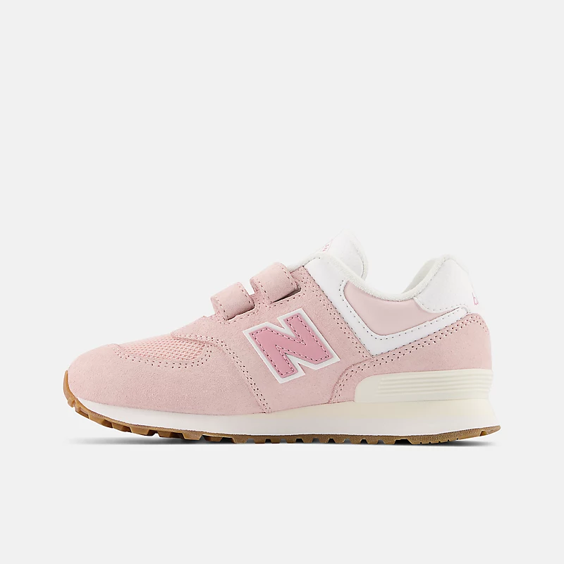 Baby 574 Klettverschluss und Schlaufen - Kristallrosa mit Nebelrosa