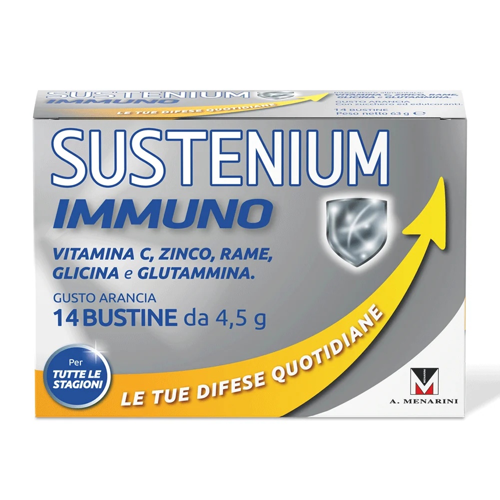 SUSTENIUM Sustenium Immuno Energy 14 sachets Voedingssupplement voor het immuunsysteem