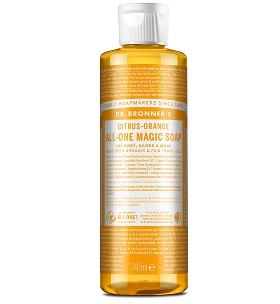 Dr. Bronner Citrus All-One -taikasisäippua - 240ml