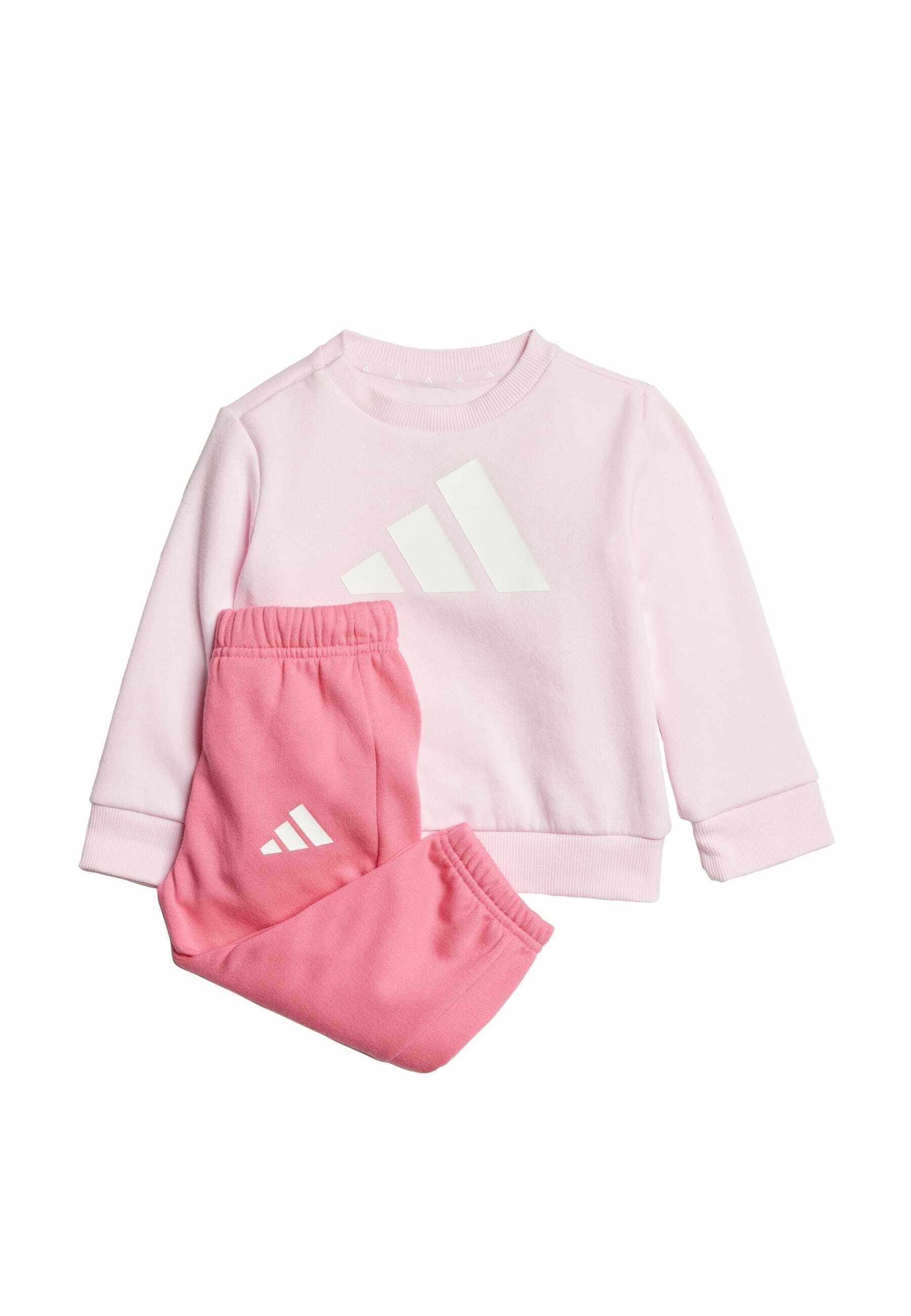 adidas Performance ESSENTIALS SET - Trainingspak - transparant roze wit