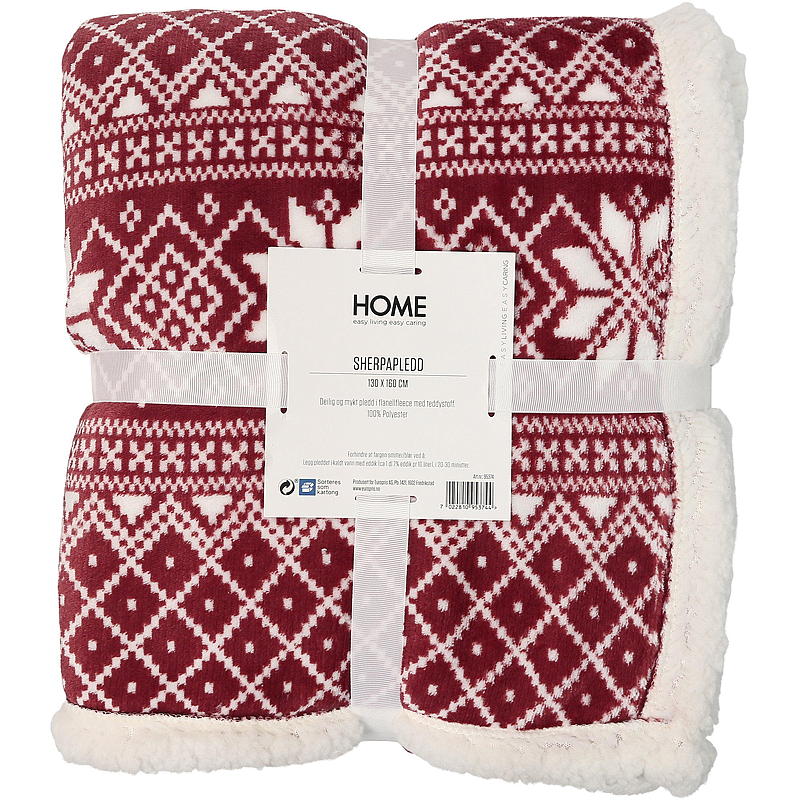 Hjem Sherpa-teppe 130x160 cm Jul