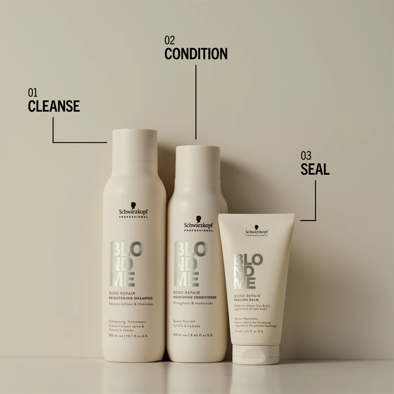 Schwarzkopf Professional Blondme Bond Repair Aufhellendes Shampoo für blondes Haar