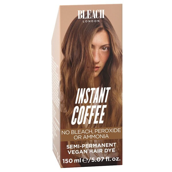 Bleach London Instant Coffee Semipermanentná vegánska farba na vlasy 150 ml