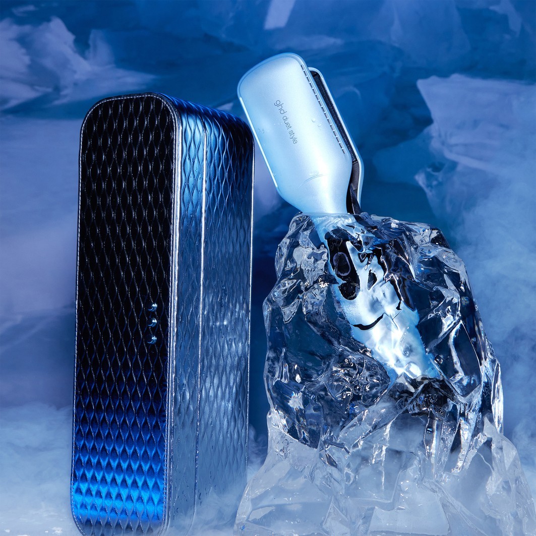 Plancha de aire caliente 2 en 1 Duet Style Professional de la colección Iced Luxe de ghd Styling Tools - 1 unidad