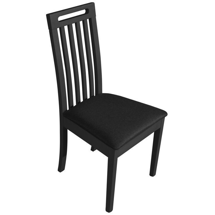 Chaise en bois – SALVINS – noir