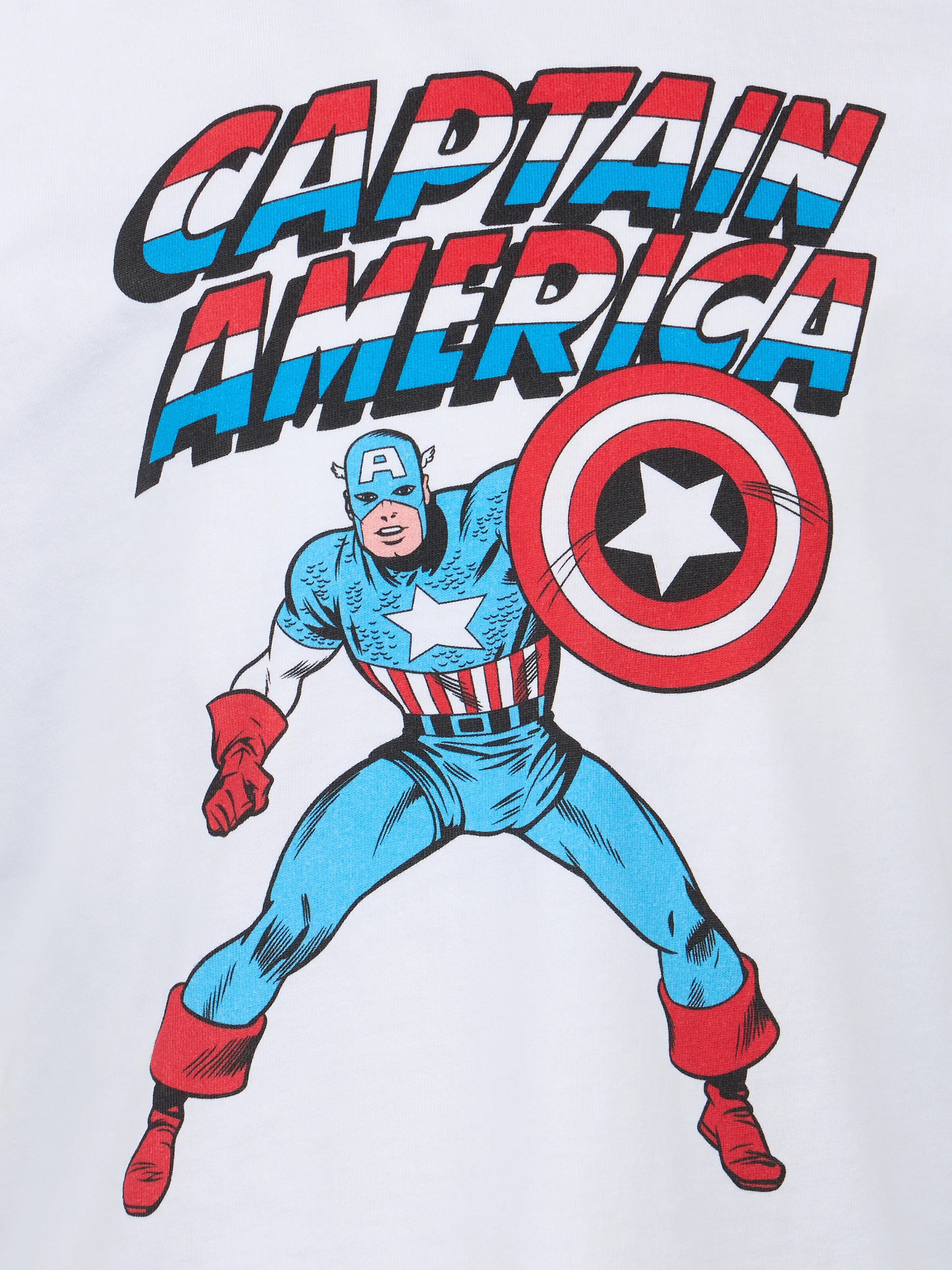 T-shirt da bambino in cotone con stampa Capitan America | EDIZIONE SPE