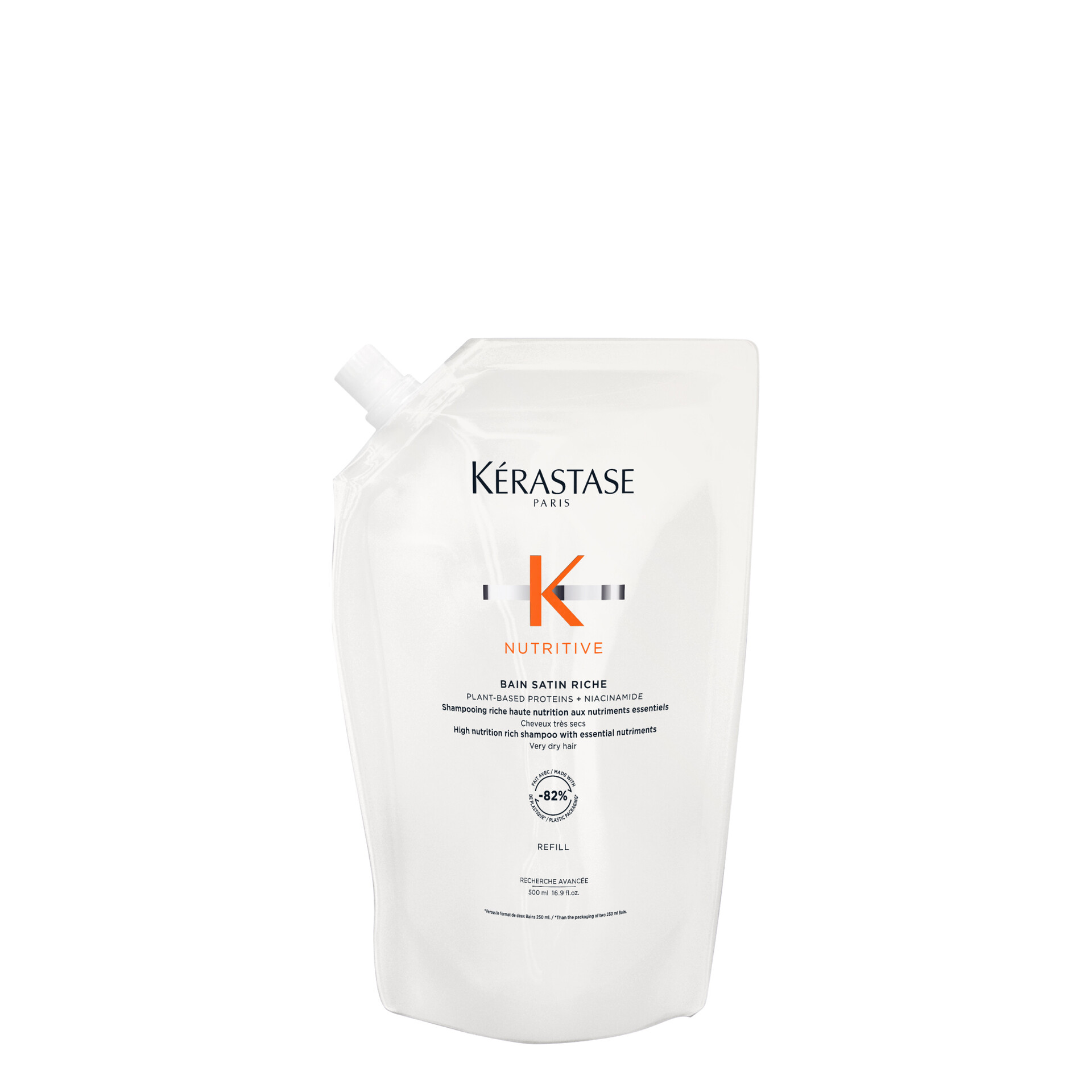 Nutritive Bain Riche sampon utántöltő 500 ml - Kérastase