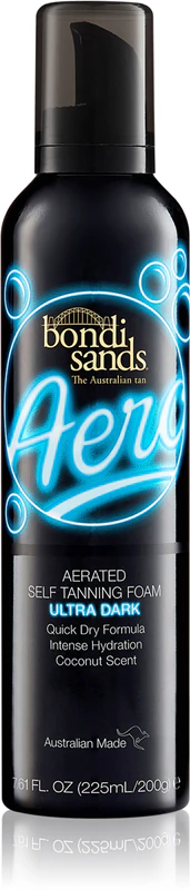 Samoopalovací pěna Bondi Sands Aero Ultra Dark, která dodává pleti intenzivní barvu