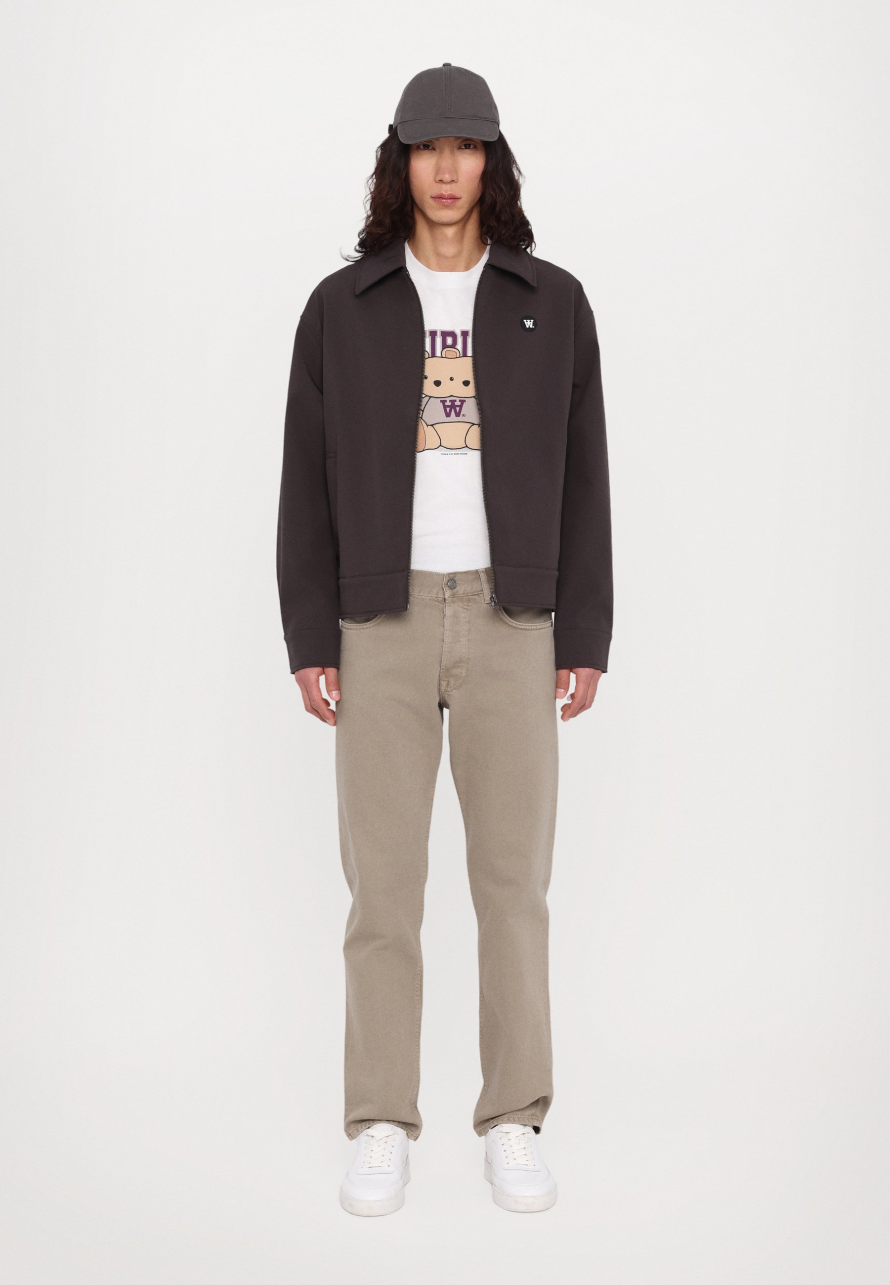 NN.07 SONNY - Džíny Straight Fit - light grey/khaki