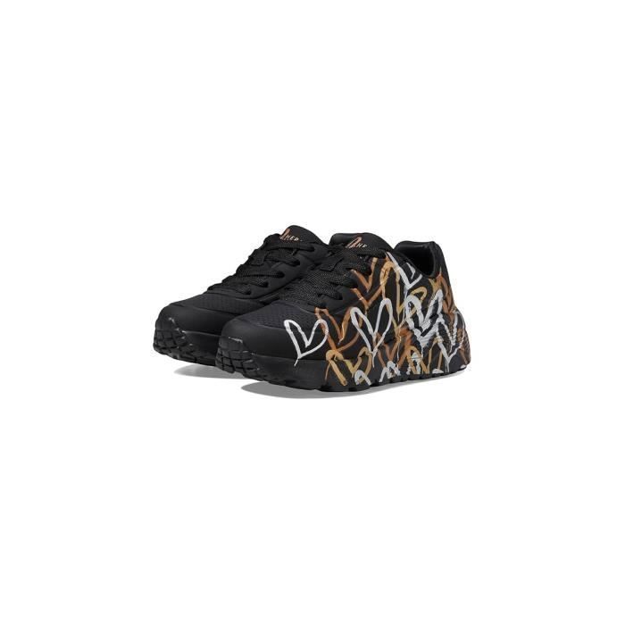 Chaussures pour garçons - SKECHERS - Uno-Lite 314067L BKGD - Noir - Lacets - Dessus synthétique