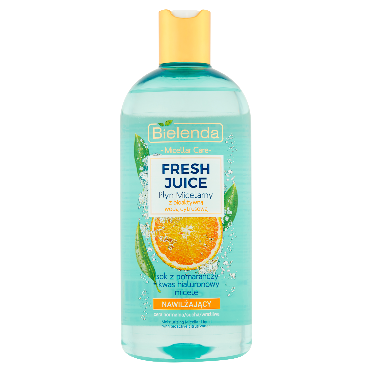 Bielenda micelārais ūdens ar bioaktīvu citrusaugļu ūdeni, mitrinošs, 500ml Juicy