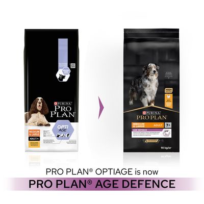 PURINA PRO PLAN Moyen et Grand Adulte 7+ Défense contre l'âge