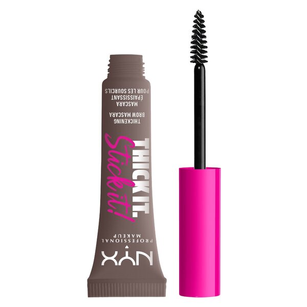 NYX Professional Makeup Thick It. Stick It! Cool Ash Brown Brown μάσκαρα για φρύδια<br>
