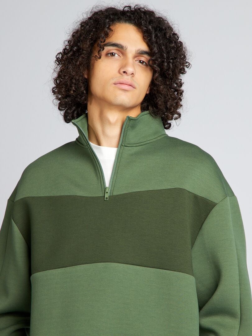 Moletom bicolor - VERDE