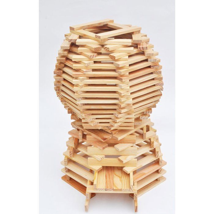 Mécabois Sac de planchettes de 400 pièces - Jeux de constructions planchettes en bois -  fabriqué en France