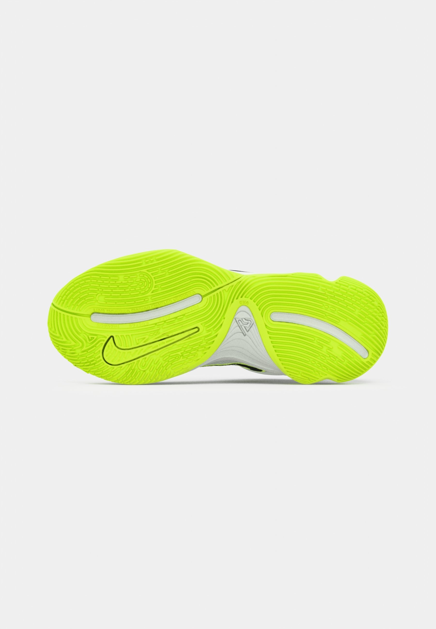 Nike Performance GIANNIS IMMORTALITY 4 - Scarpe da basket - argento chiaro/nero/volt