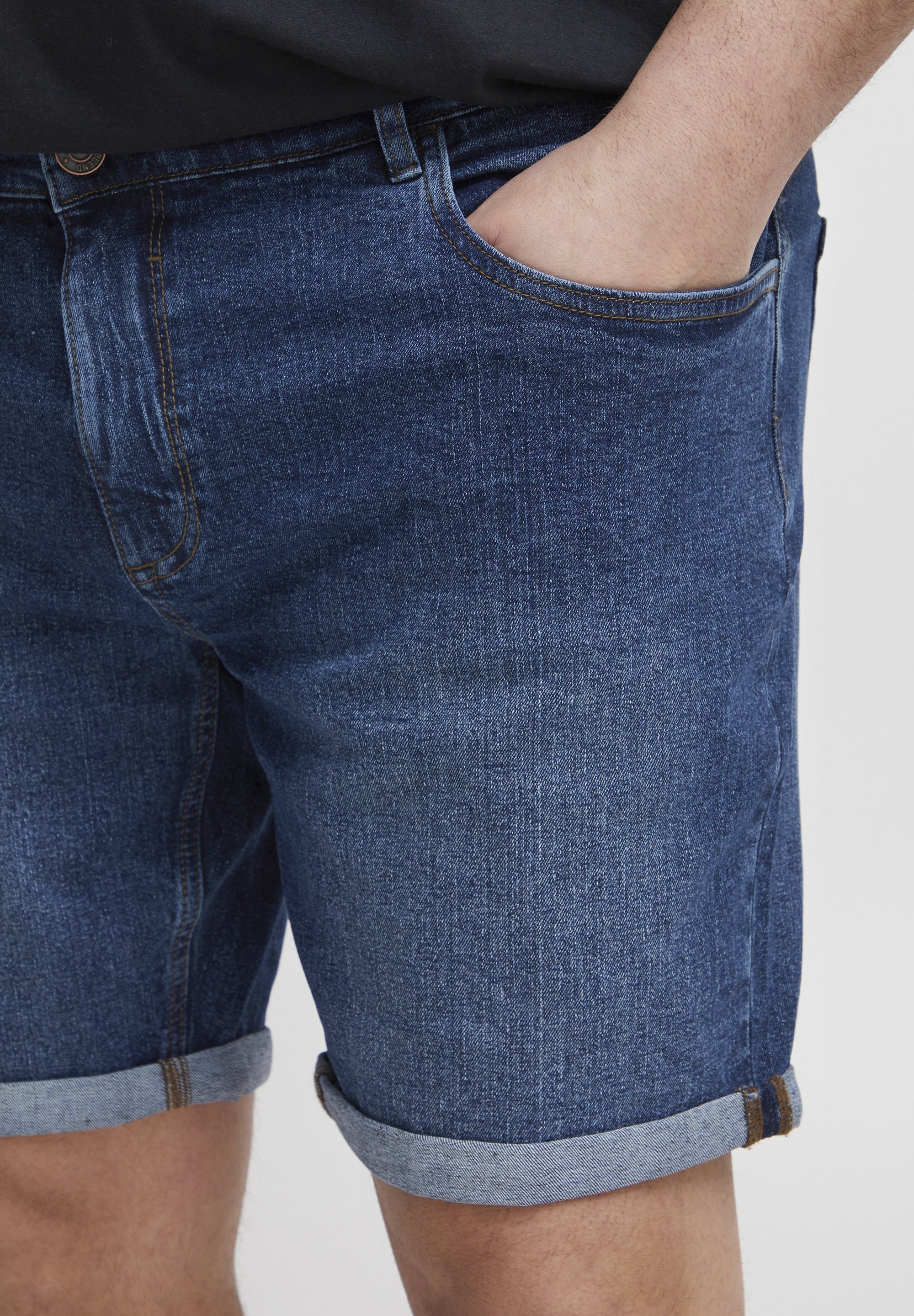 Short en jean Blend BHBJOEL coupe classique - denim bleu moyen