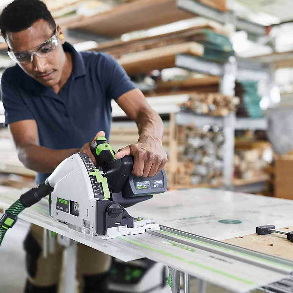 Fierăstrău circular cu imersie fără perii FESTOOL 18V 160mm TSC 55K Basic 576712