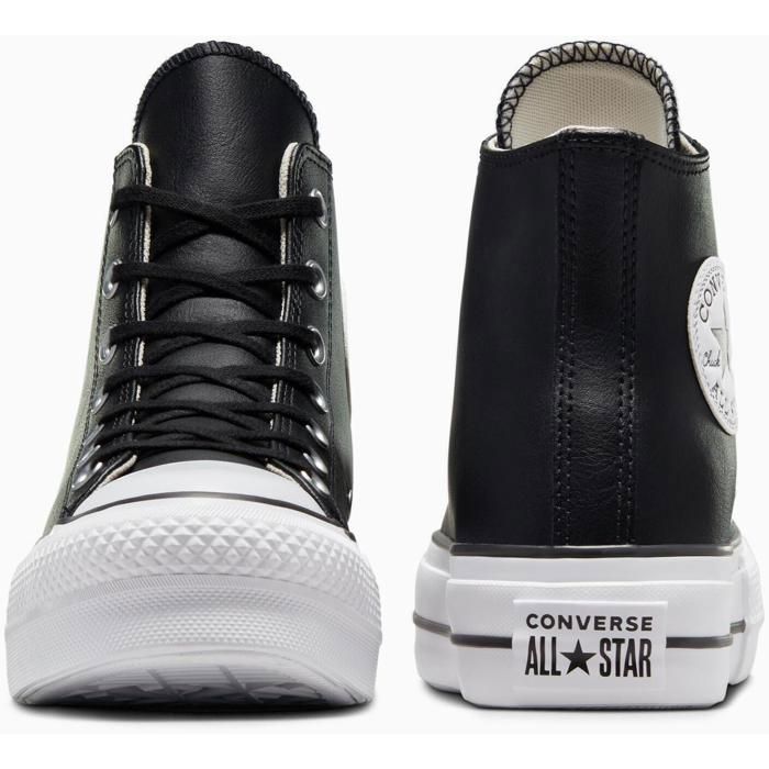 Zapatillas Converse Platform de piel hasta la rodilla - CONVERSE - Mujer - Piel - Negro - Plataforma