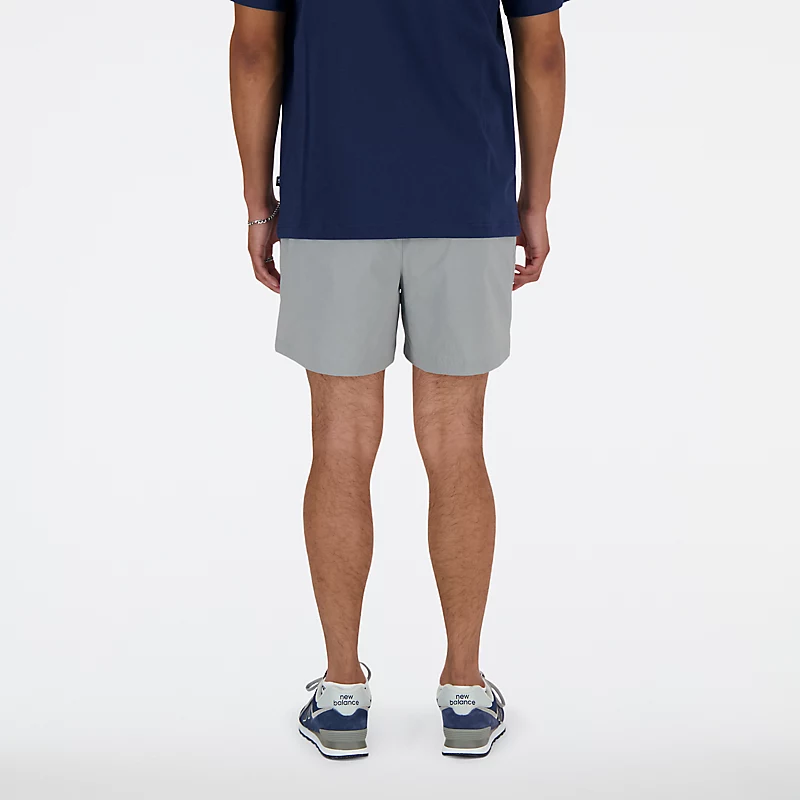 5-Zoll-Sportshorts aus Stretchmaterial für Herren – Schiefergrau
