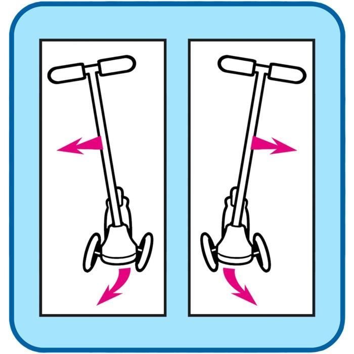 STAMP - Patinete de três rodas com direção - Homem-Aranha