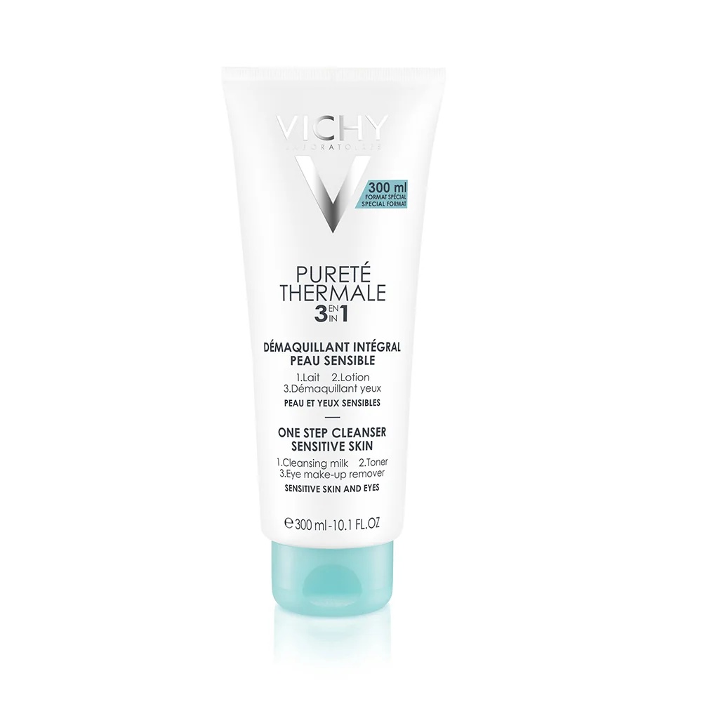 VICHY Vichy Pureté Thermale 3-in-1 Reinigungsmilch für empfindliche Haut 300 ml