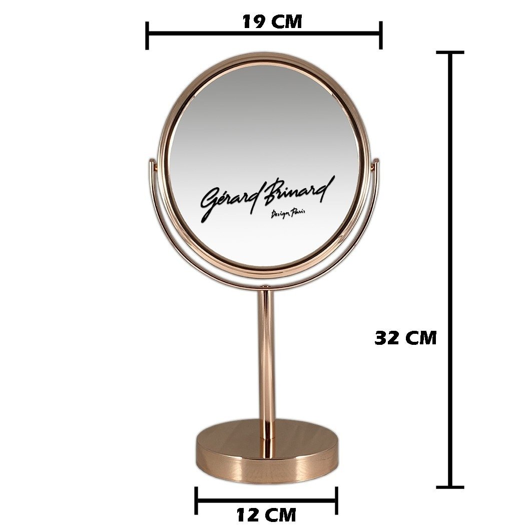 Kozmetično ogledalo Douglas Accessories, kovinsko ogledalo – 10-kratna povečava, 18 cm Ø – 1 kos