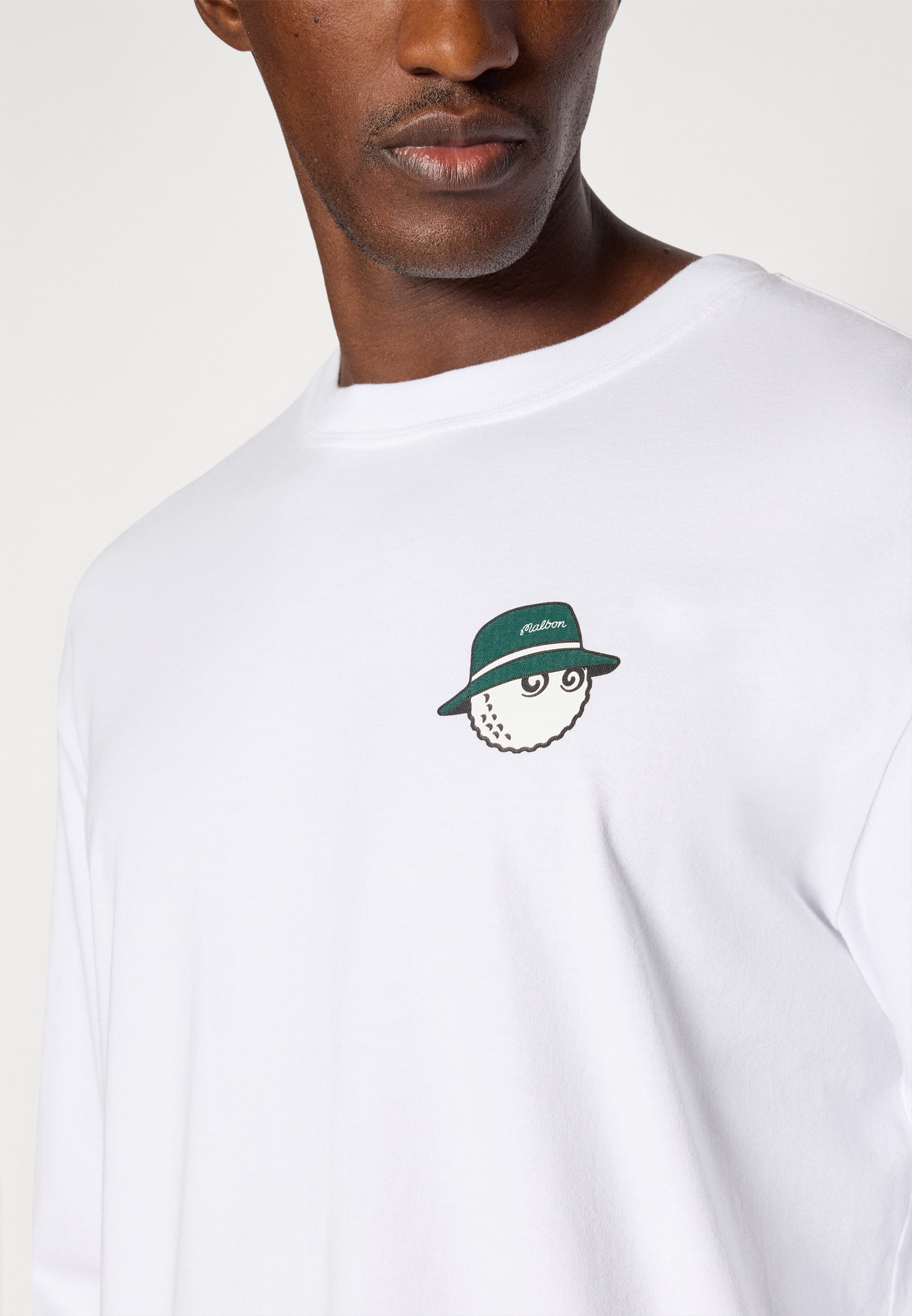 T-shirt Malbon GORSE COOPER - Haut à manches longues - blanc