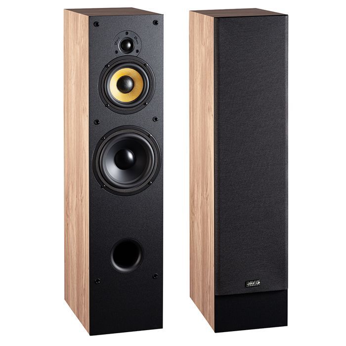 Davis Acoustics Mia 200 N Light Oak - 3-Way/3-Speaker Floorstanding Speaker - Sold as a Pair