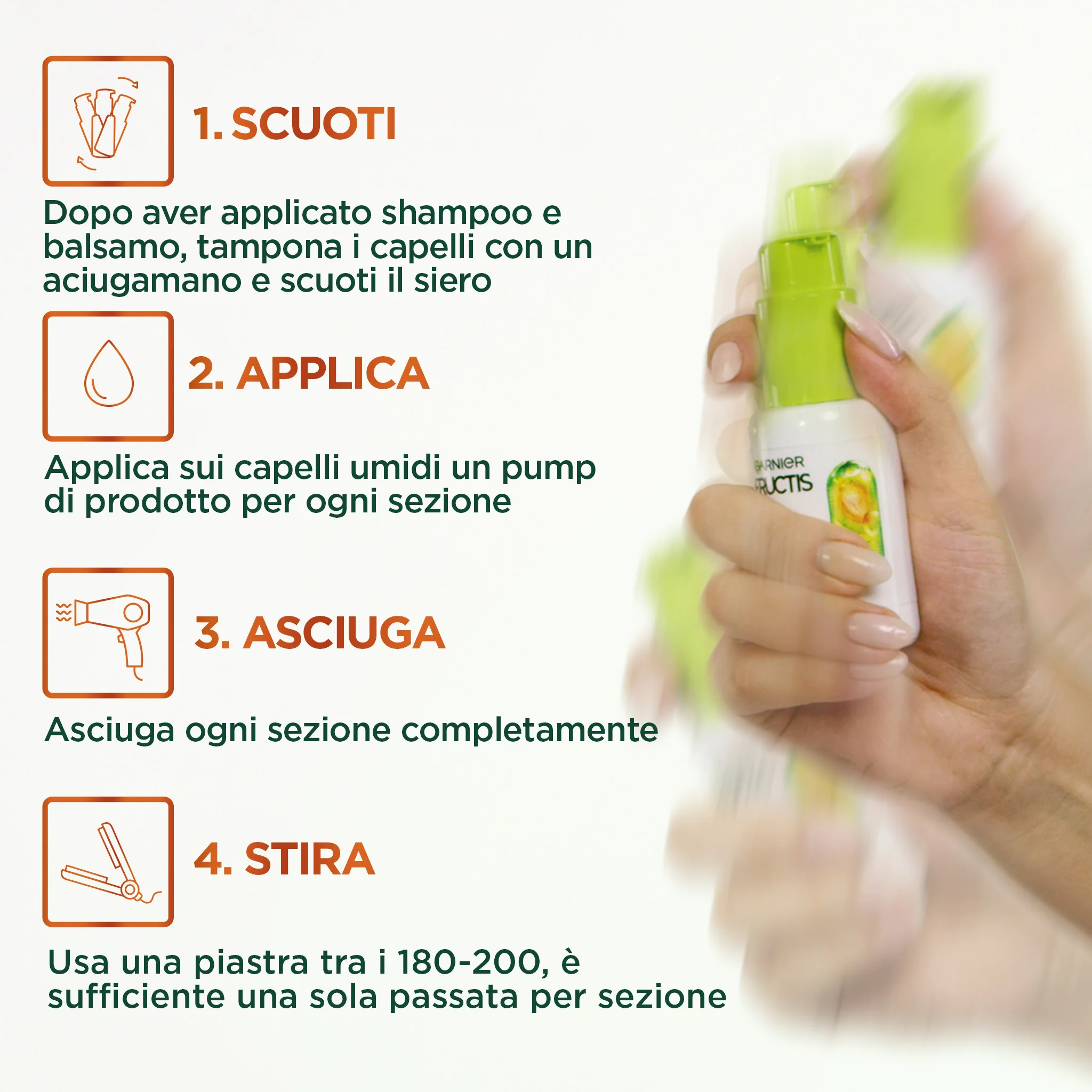 Fructis Fructis Lisci Cheratina Siero Lisci Impeccabili - Siero Capelli Styling & Finish