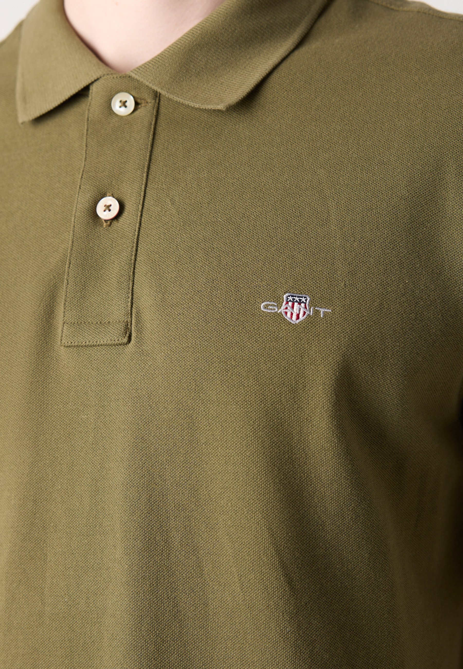 GANT ARCHIVE SHIELD - Camisa polo - verde musgo