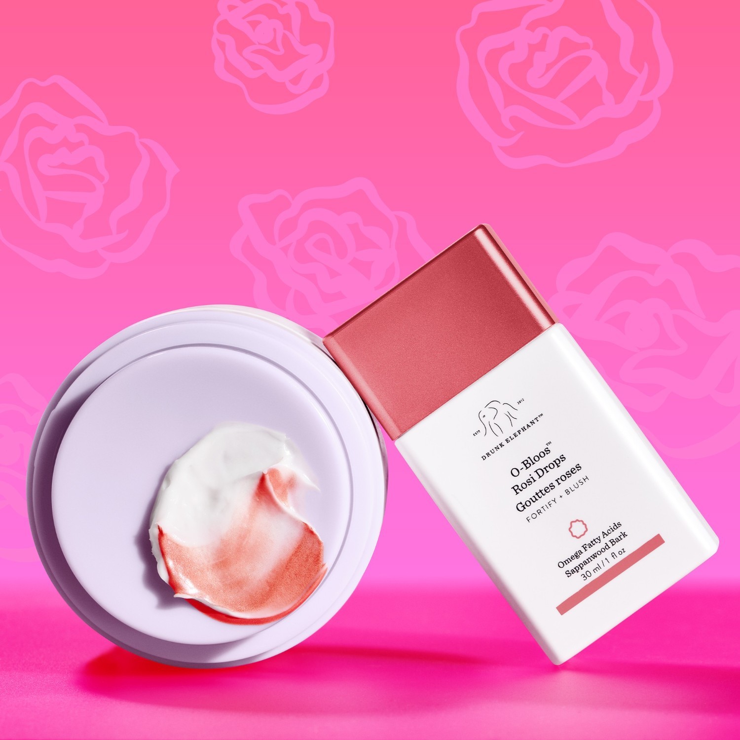Drunk Elephant Glowserum O-Bloos Rosi pilieni - 30 ml