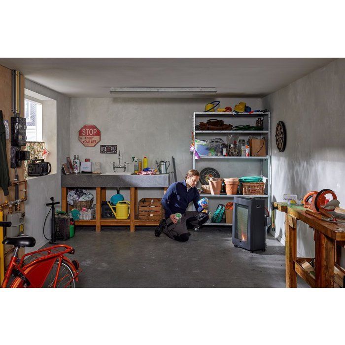 Poêle à gaz - Qlima - GH 825 C - 1300 W à 2500 W - Gaz catalytique - Allumage piezo - Jusqu'à 80 m³