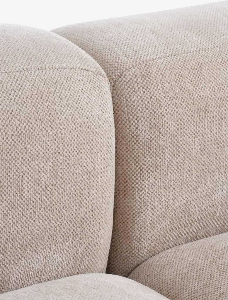 SKEJBY SKEJBY 5 vietų modulinė sofa, atvira, smėlio audinio