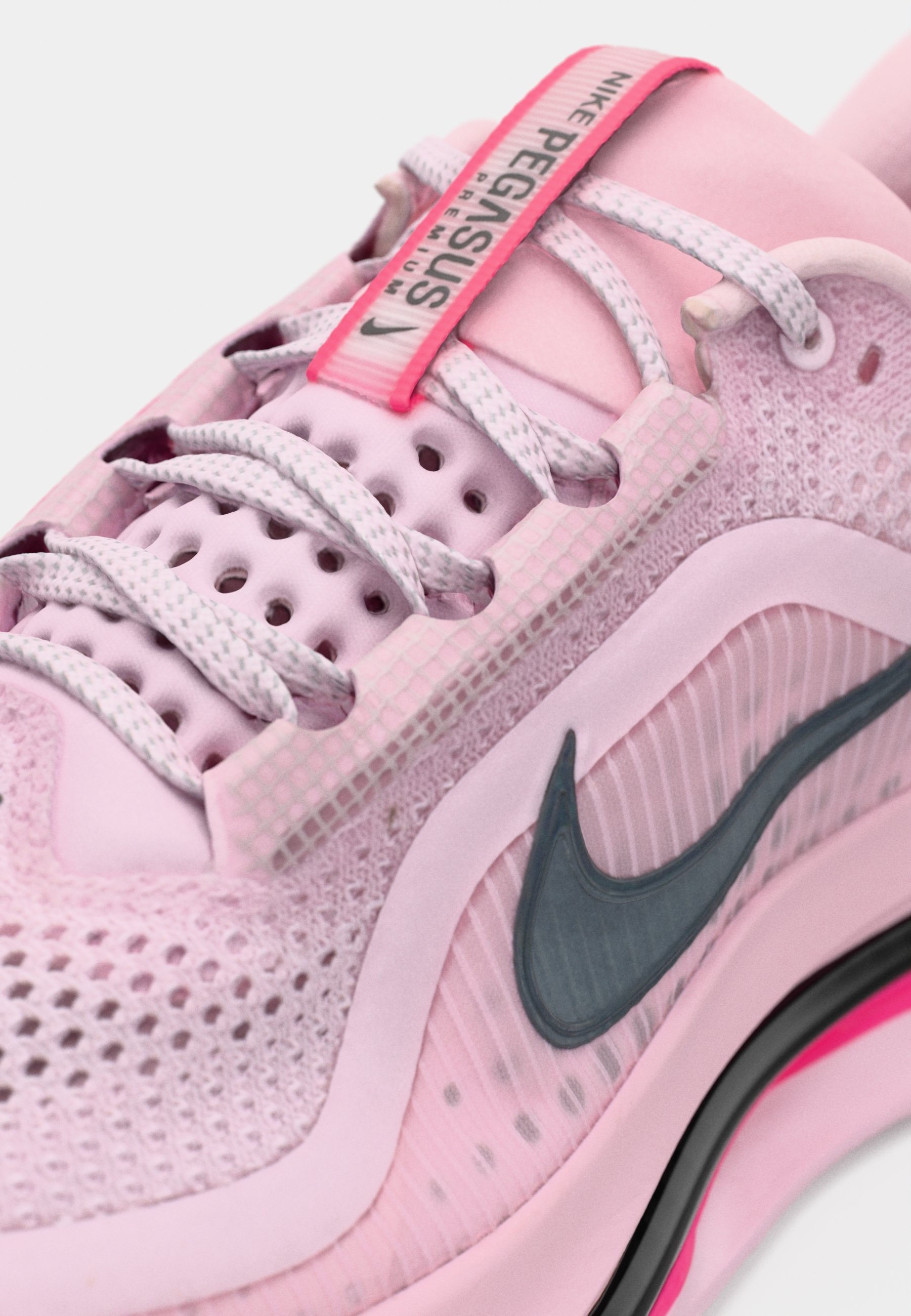 Nike Performance PEGASUS PREMIUM - Maanteejooksujalatsid - roosa vaht/noir/must/hüperroosa