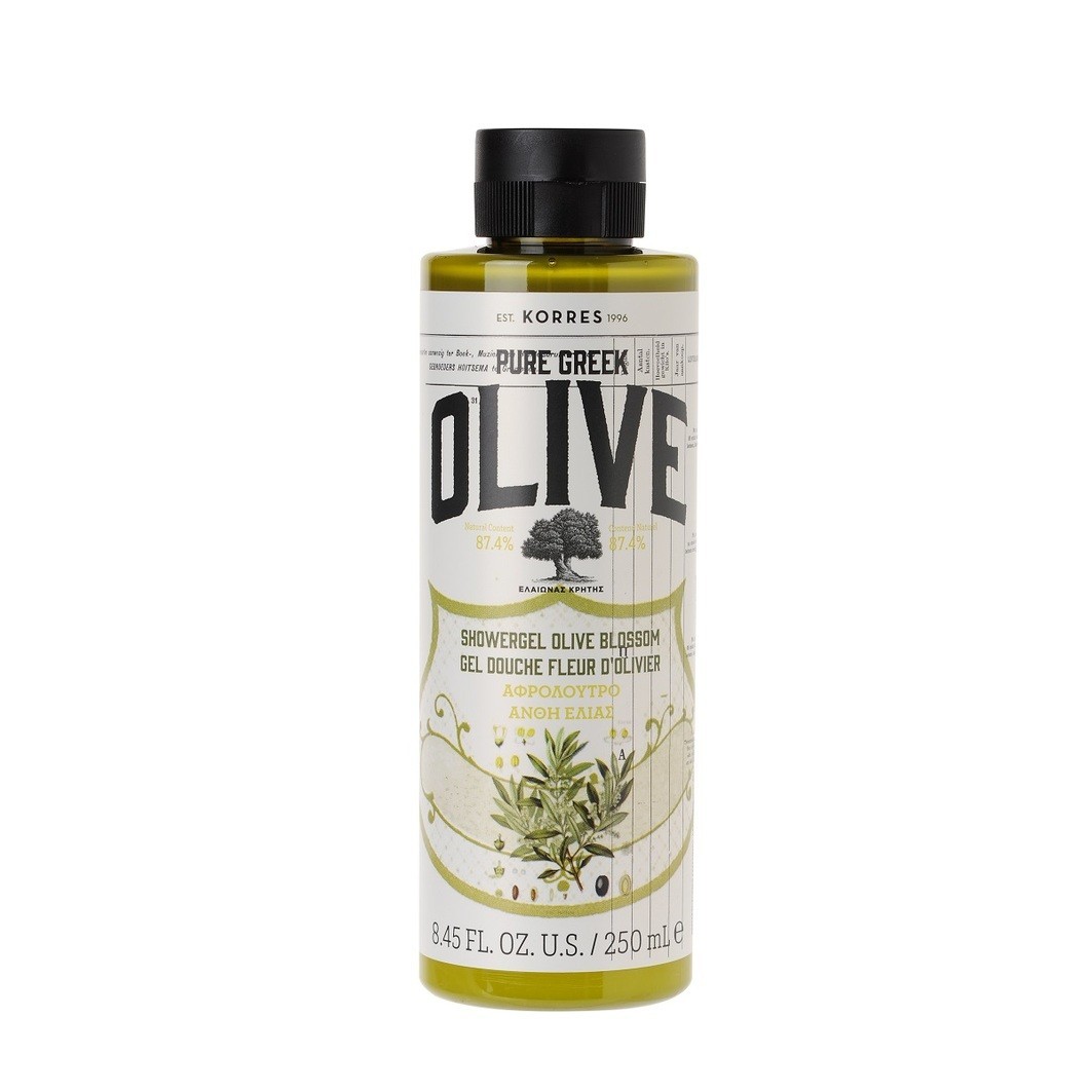 Sprchový gél Korres Oliva a olivový kvet - 250 ml