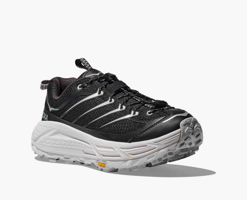 HOKA Mafate Three2 Preto / Cinza Cósmico