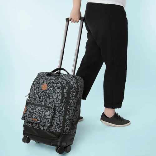Cabaia Valise souple 4 roues Small Amiens Noir
