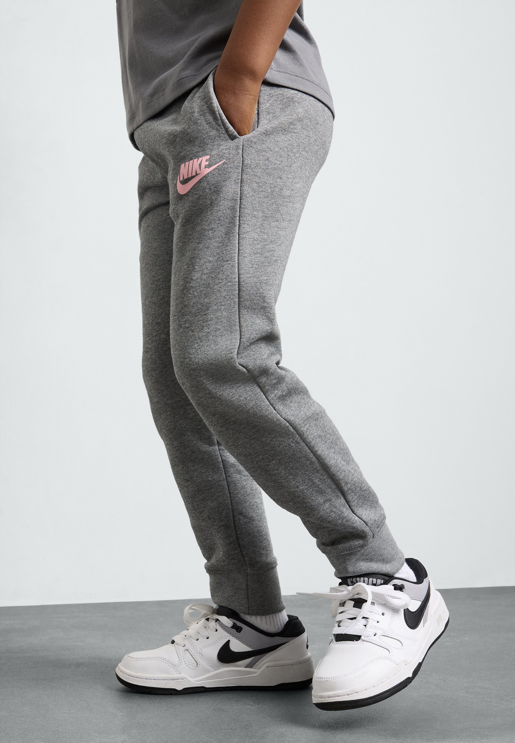 Nike Sportswear CLUB - Pantaloni della tuta - grigio melange