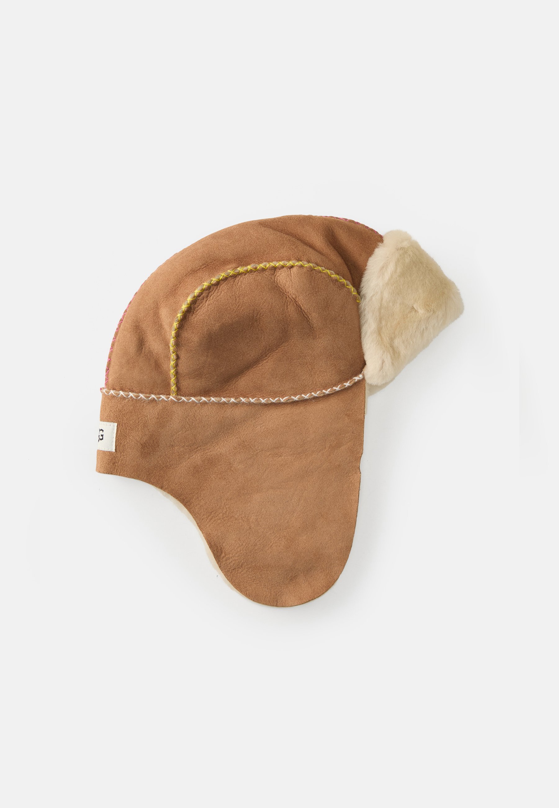 UGG TRAPPER Z VŠIVOM - Kapa - kostanjeva