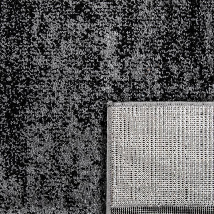 Paco Home Wohnzimmerteppich, Vintage-Teppich, Kurzflor, modernes abstraktes geometrisches Muster, Grau, 200 x 290 cm