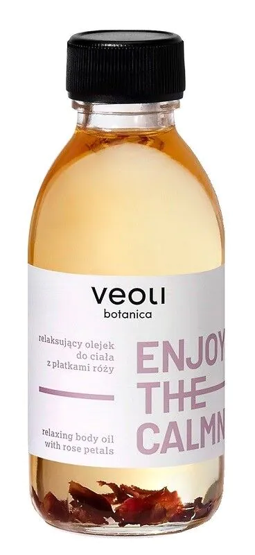 Veoli Botanica Enjoy The Calmness Relaksujący olejek do ciała z płatkami róży
