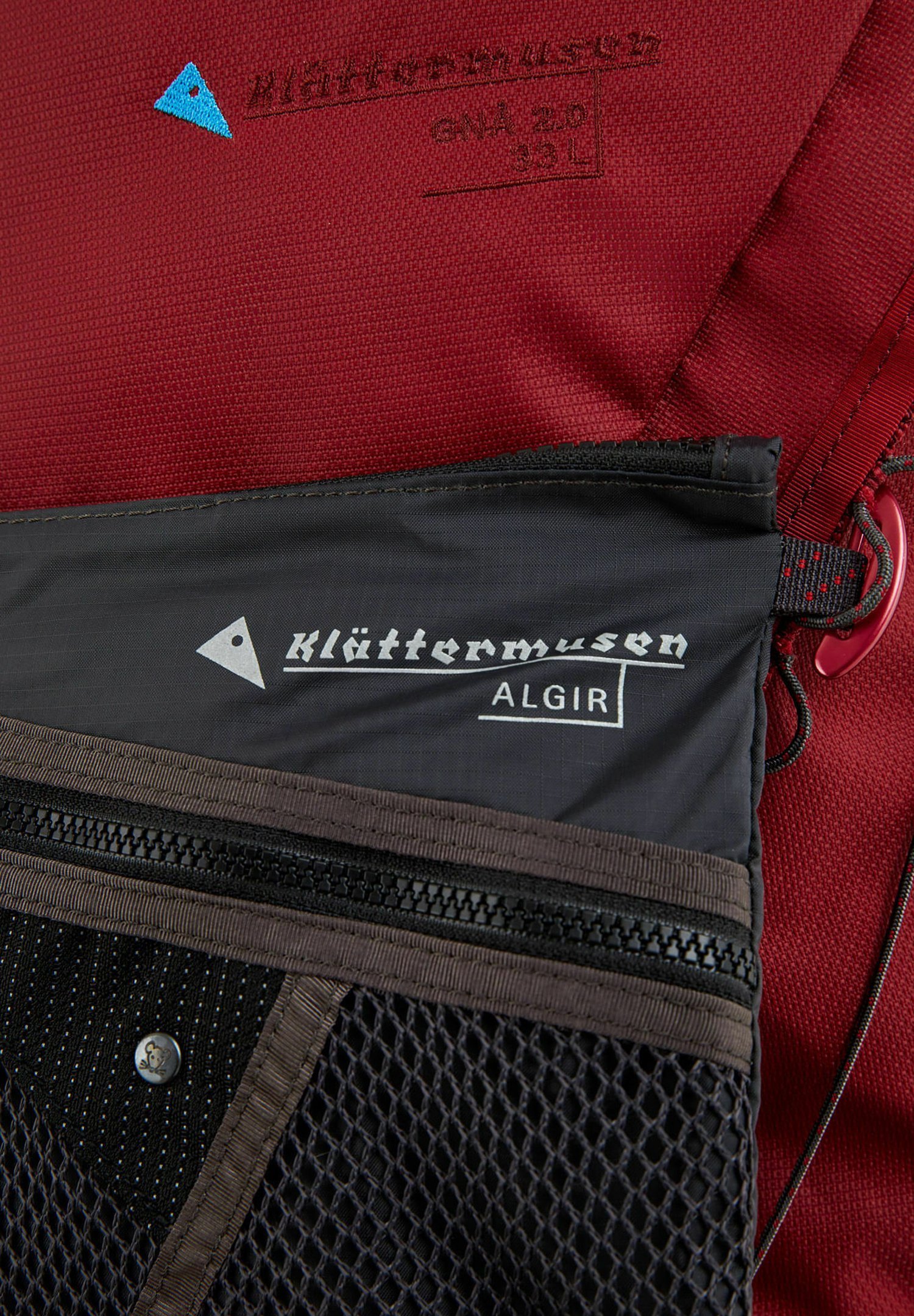 Klättermusen ALGIR ACCESSORY BAG MEDIUM - Crossbodytas - raaf