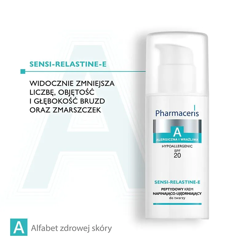 Pharmaceris A Sensi-Relastine-E Peptydowy krem napinająco-ujędrniający SPF 20
