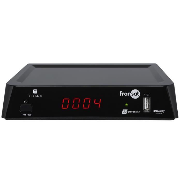 TRIAX HD Satellite Receiver - THR 7620 - Recorder - Media Player - HDMI